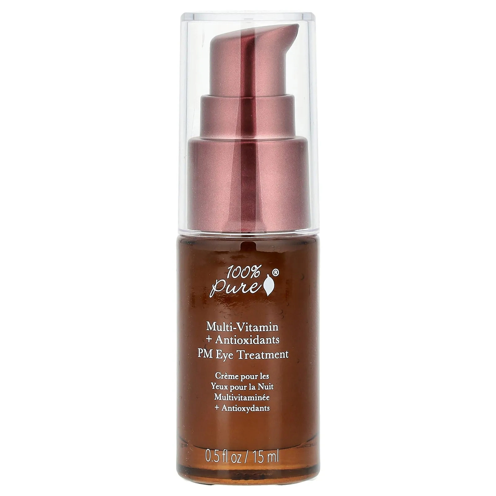 100% Pure, Multi-Vitamin PM Eye Serum, 0.5 fl oz (15 ml)