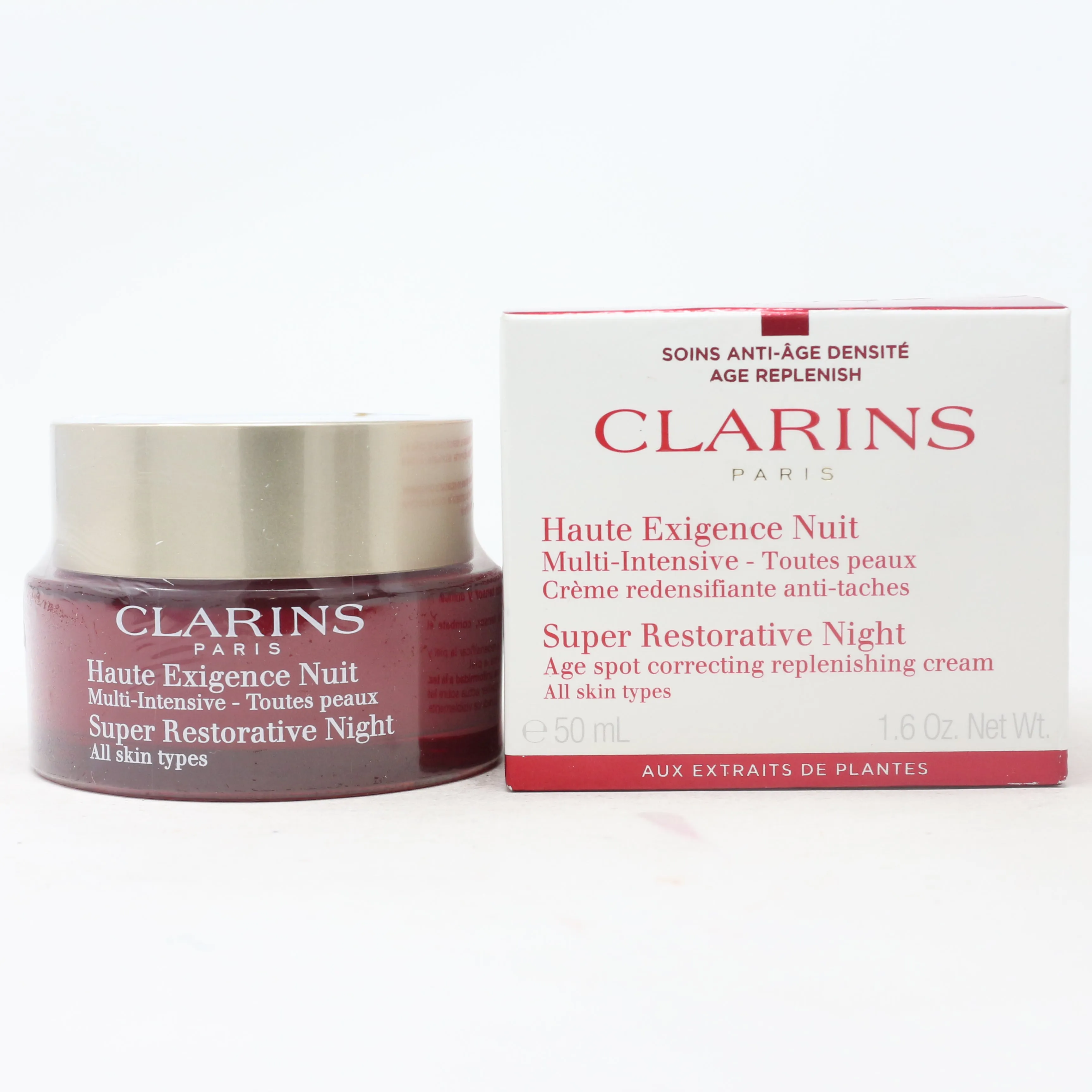 Clarins Super Restorative Night Cream  1.6oz/50ml New With Box