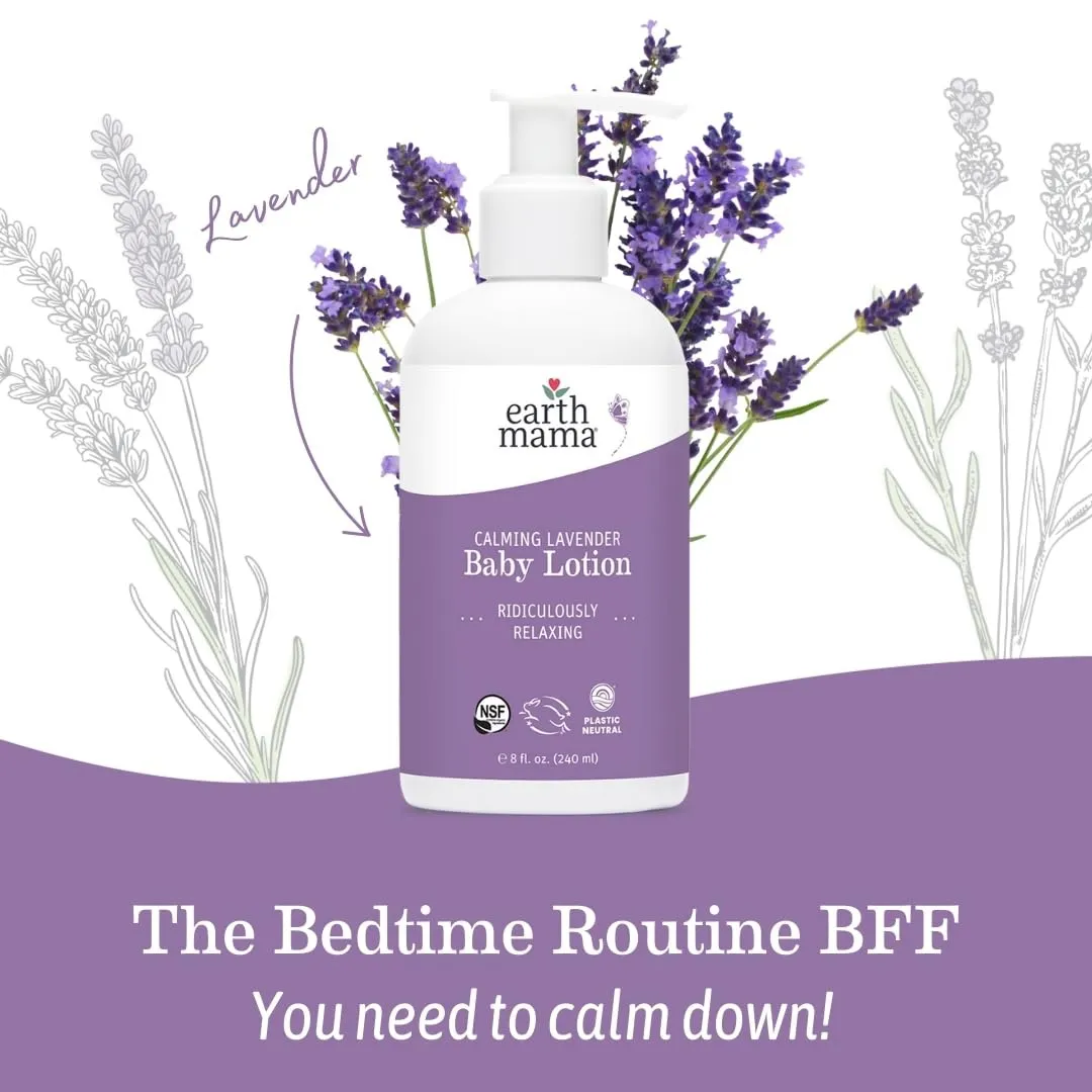 Earth Mama Calming Lavender Baby Lotion 240ml