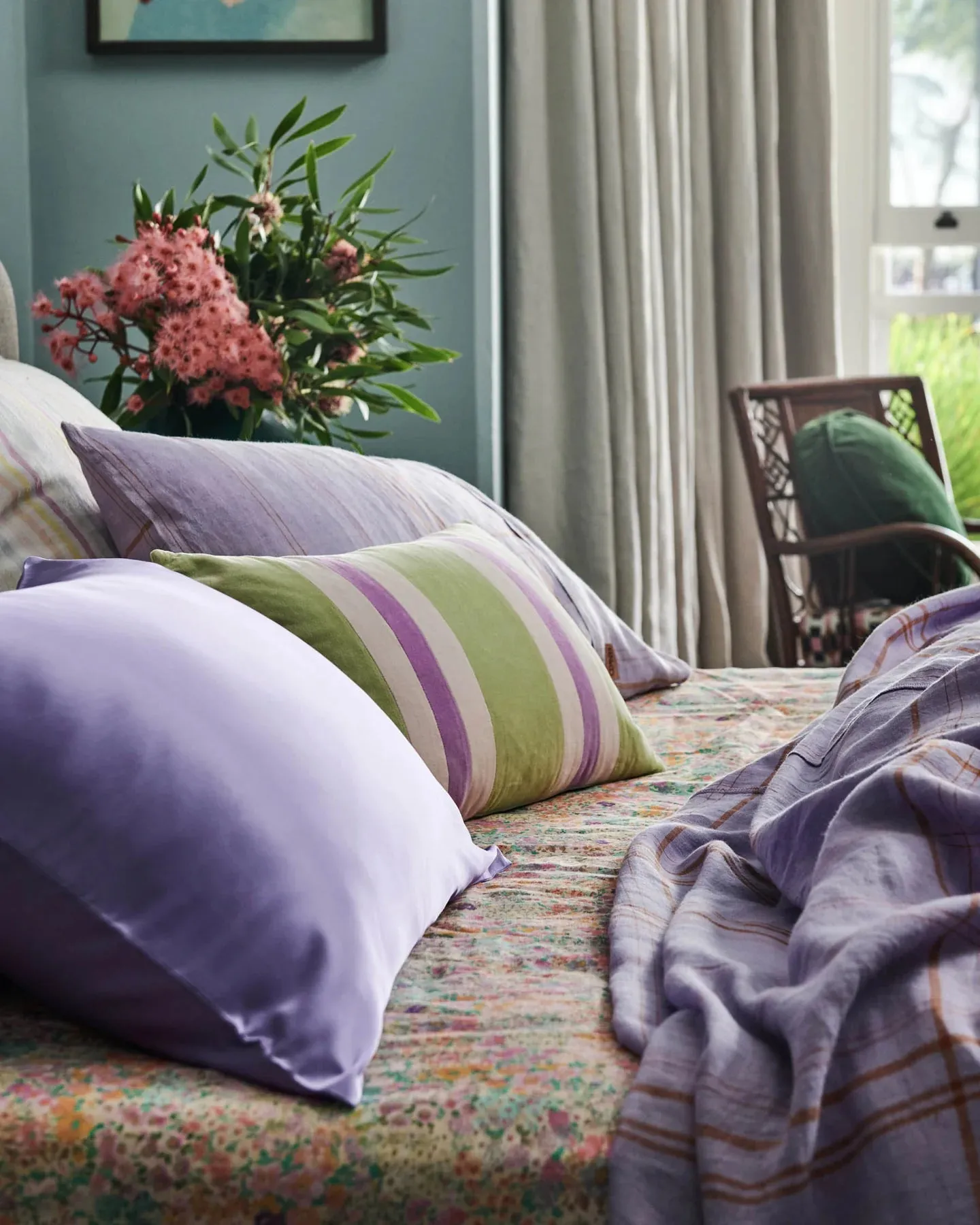 Kip & Co Lavender Silk Pillowcase