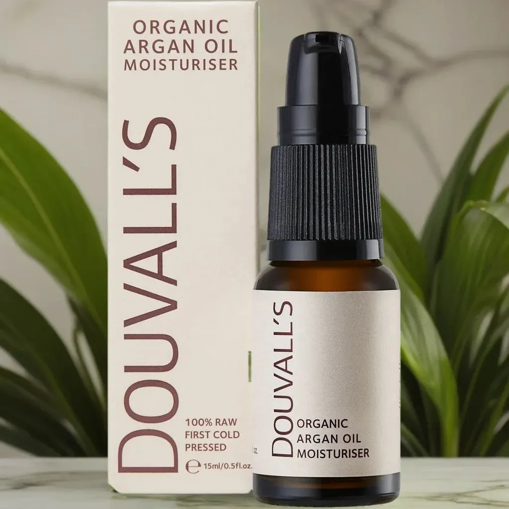 Organic Argan Oil Moisturiser - First Cold Pressed  Eco-Certified