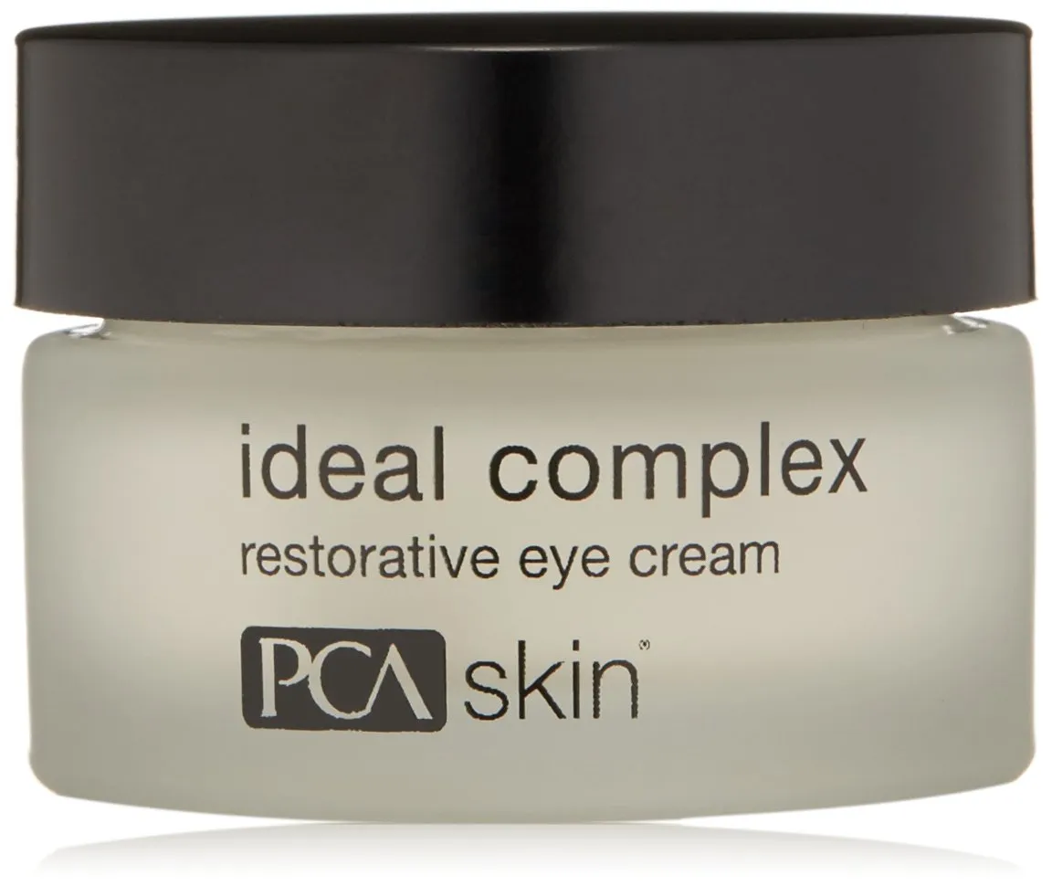 PCA SKIN Ideal Complex Restorative Eye Cream - Anti-Aging Brightening Eye Treatment for Dark Circles, Puffiness, Fine Lines & Wrinkles (0.5 oz)