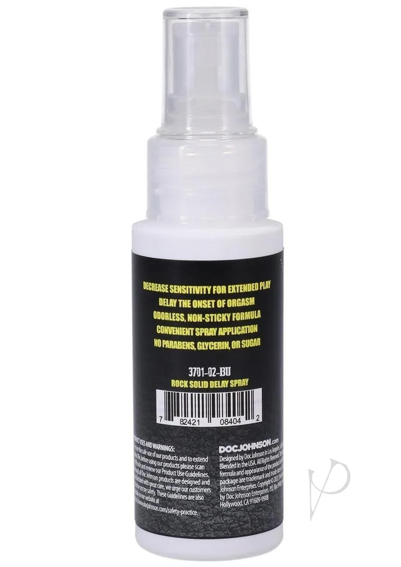 Rock Solid Delay Spray 2oz Bulk